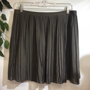 J.Crew pleaded skirt.